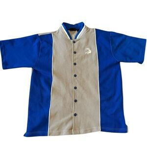 Blue & grey vintage 90s NBA jersey sportswear 
#Shaq #34 #Basketball #Vintage